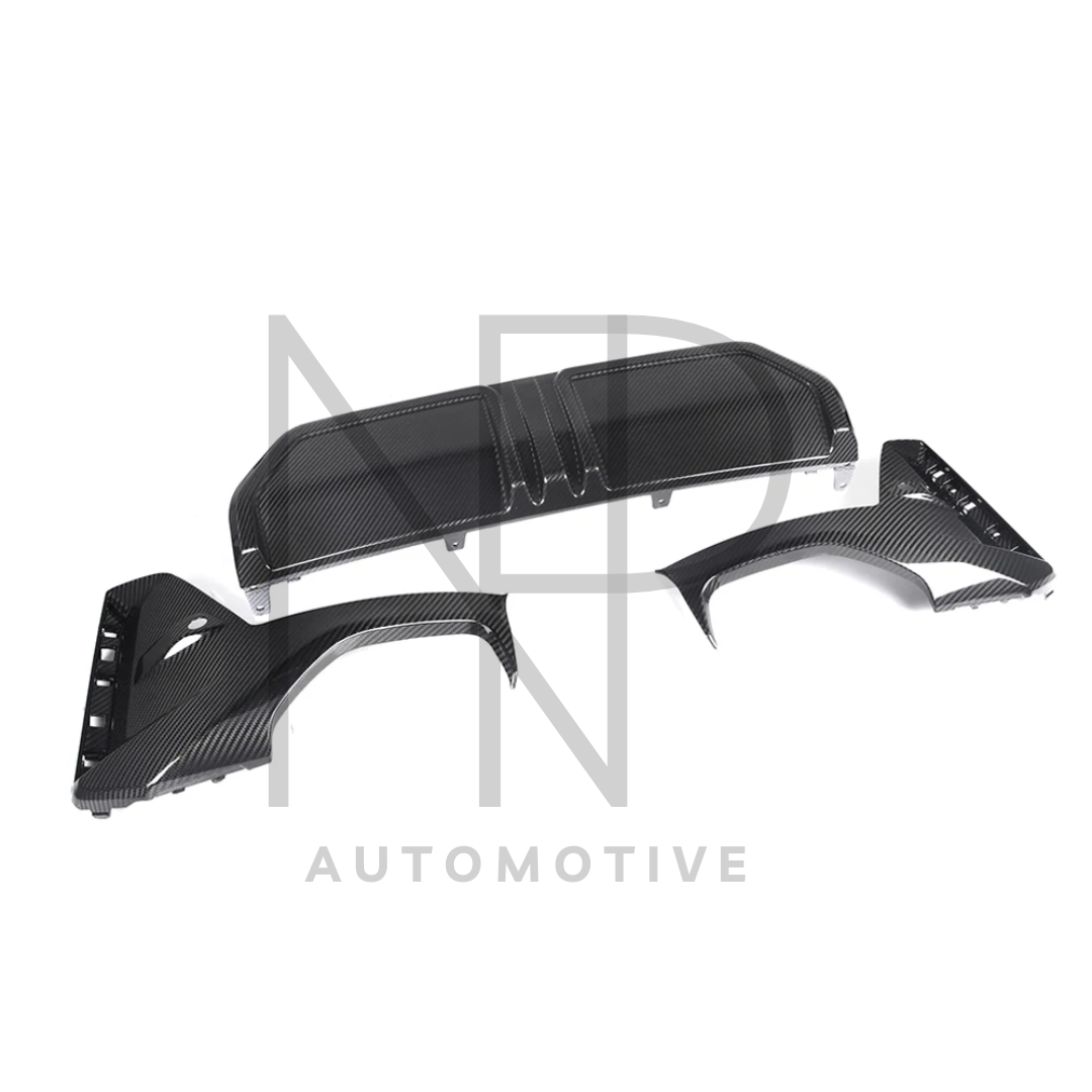 DIFFUSORE POSTERIORE M PERF CARBONIO PRE PREG BMW 340i G20 G21 LCI