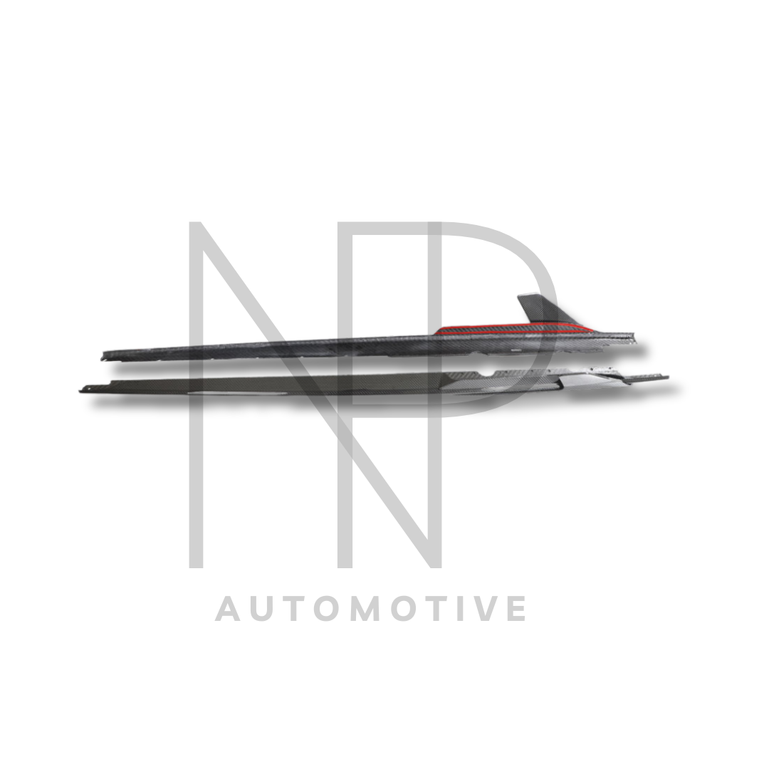 MINIGONNE LATERALI AUDI R8 RESTYLING 2019 FIBRA DI CARBONIO CP STYLE