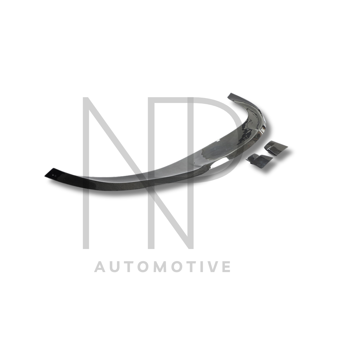 SPOILER ANTERIORE PORSCHE TAYCAN FIBRA DI CARBONIO STILE TURBO GT