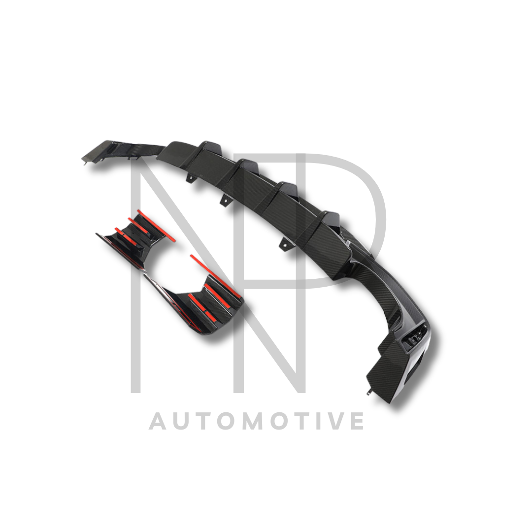 DIFFUSORE POSTERIORE AUDI RS6 RS7 C8 FIBRA DI CARBONIO NP STYLE