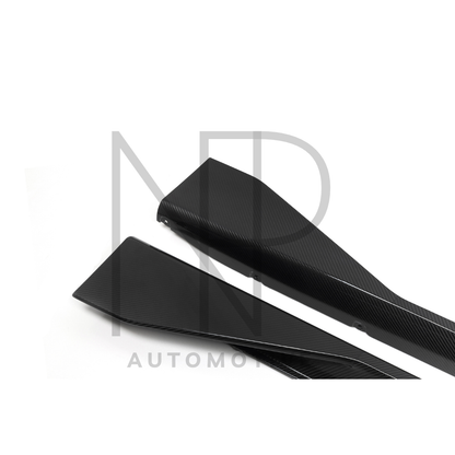 MINIGONNE LATERALI CARBONIO BMW M3 G80 G81 M PERFORMANCE DRY PRE PREG