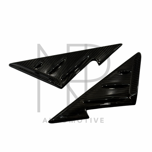 ANGOLI SPECCHIETTI PORTIERE ANTERIORI BMW M2 G87 SERIE 2 G42  FIBRA DI CARBONIO NP STYLE