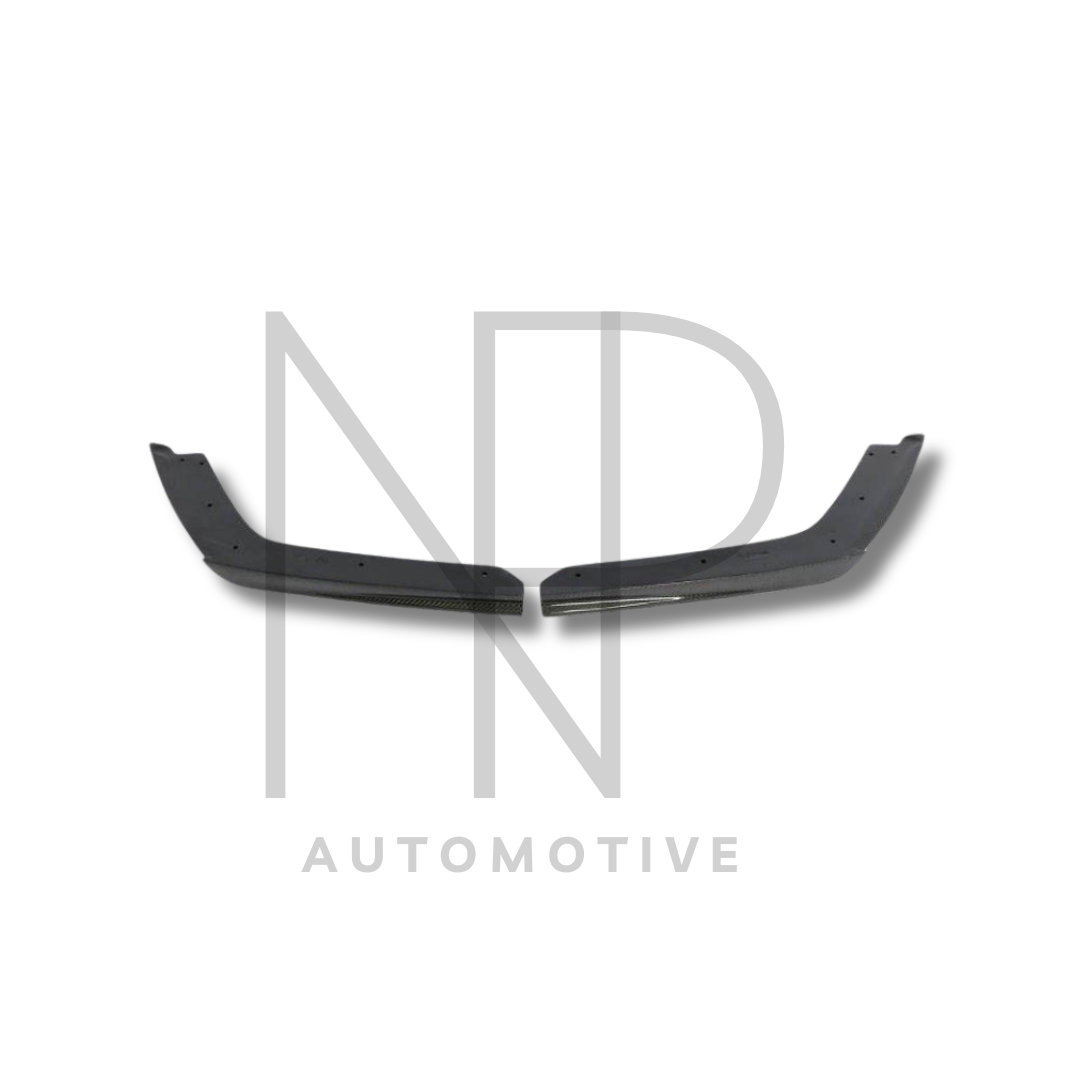 CANARD LATERALI POSTERIORI BMW M4 F82 F83 M3 F80 FIBRA DI CARBONIO NP STYLE