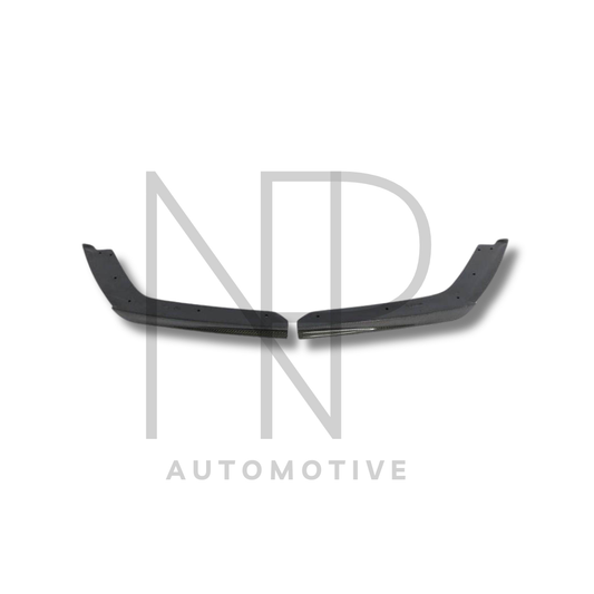 CANARD LATERALI POSTERIORI BMW M4 F82 F83 M3 F80 FIBRA DI CARBONIO NP STYLE