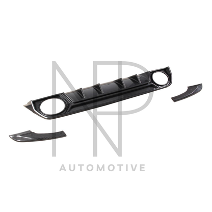 DIFFUSORE POSTERIORE PK STYLE CARBONIO PRE PREG AUDI RS3 8Y PRE RES