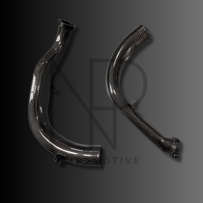 CHARGE PIPE CARBONIO PRE PREG BMW M2 M3 M4 MOTORE S55