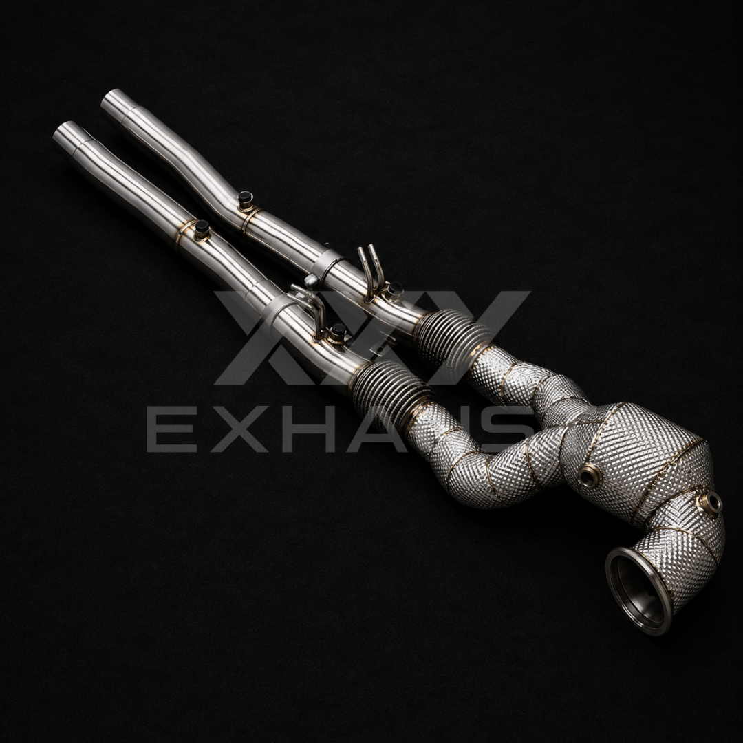 Downpipe Audi RS3 8Y 2.5 TFSI OPF/GPF Delete Performance Inox