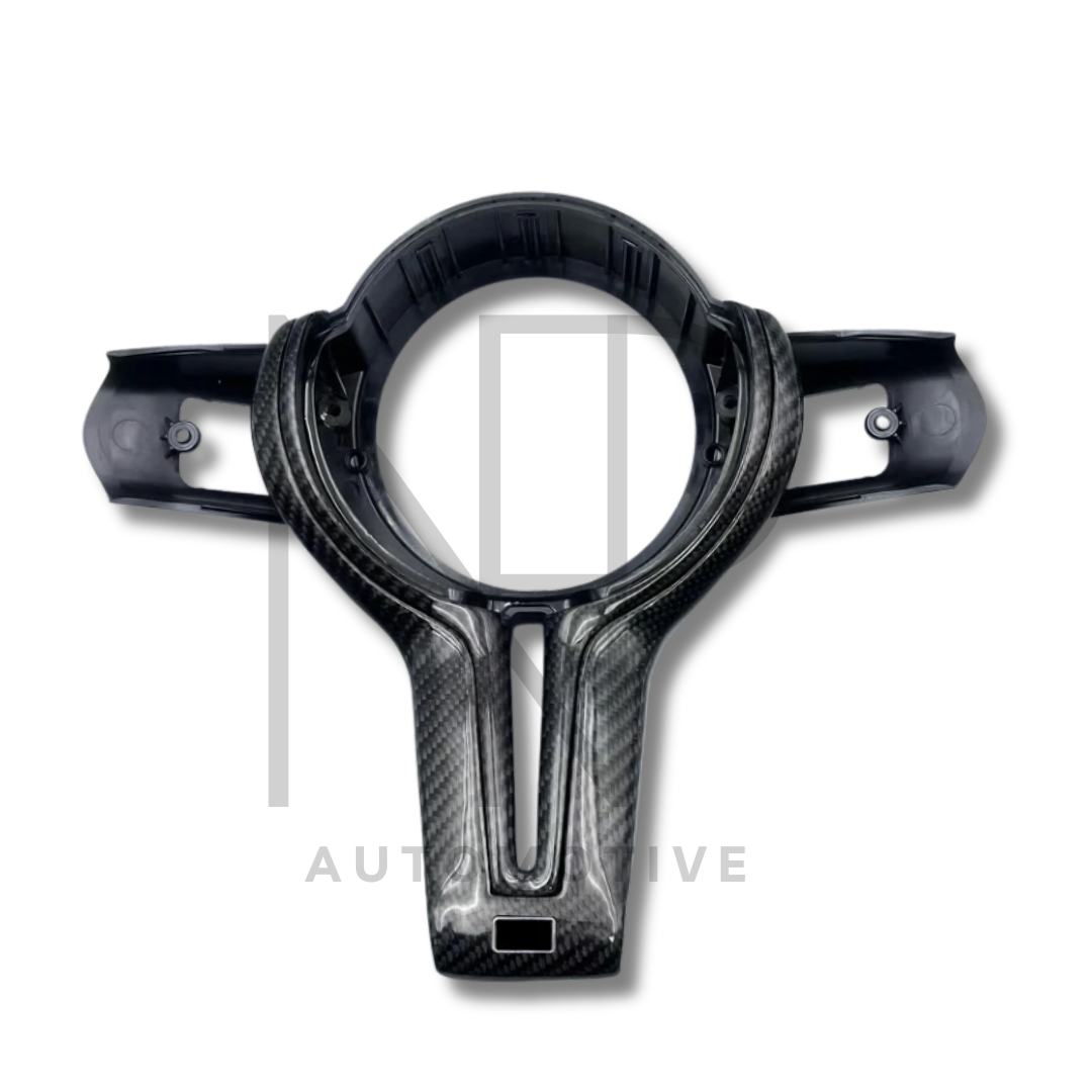 INSERTO VOLANTE M CARBONIO LUCIDO BMW SERIE 1 2 3 4 5 6 7 X