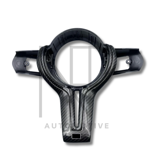 INSERTO VOLANTE M CARBONIO LUCIDO BMW SERIE 1 2 3 4 5 6 7 X