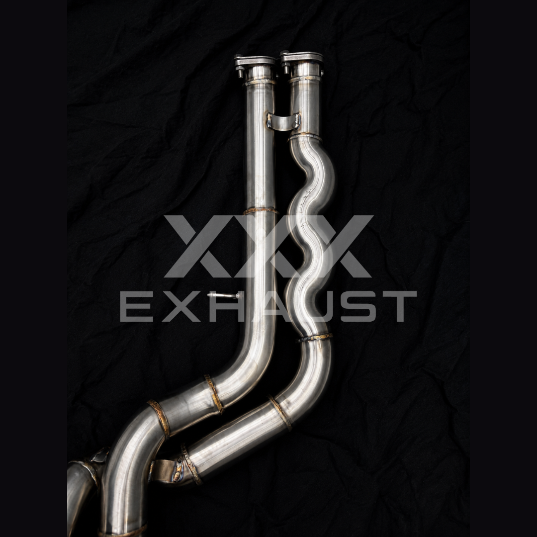 Catback BMW M4 Competition F82 S55 Equal Length Z-Pipe OPF Delete Valvolato