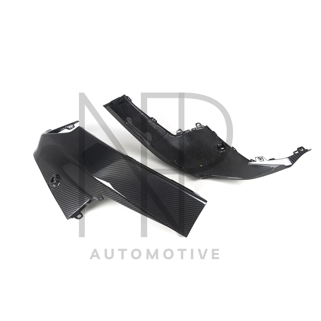 INSERTI LATERALI DIFFUSORE POSTERIORE CARBONIO PRE PREG BMW SERIE 2 G42