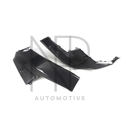 INSERTI LATERALI DIFFUSORE POSTERIORE CARBONIO PRE PREG BMW SERIE 2 G42