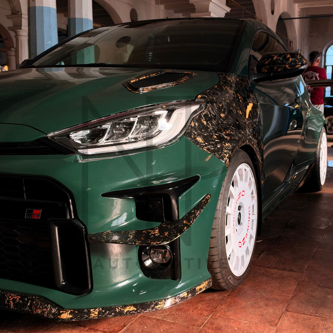 LIP ANTERIORE IN FIBRA DI CARBONIO FORGIATO PER TOYOTA YARIS GR MK1