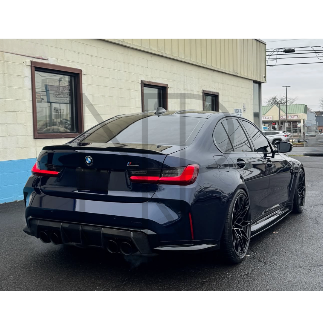 SPOILER BAULE POSTERIORE STILE M CARBONIO BMW M3 G80 SERIE 3 G20