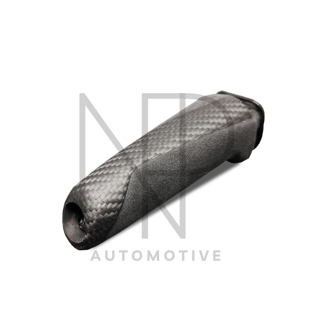 POMELLO FRENO A MANO M PERF CARBONIO ALCANTARA BMW SERIE 1 2 3 4 F2X F3X F8X