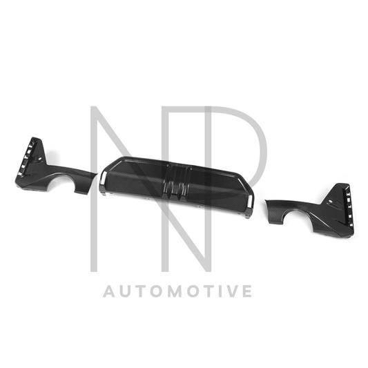 DIFFUSORE POSTERIORE M PERF CARBONIO PRE PREG BMW SERIE 3 G20 G21 LCI