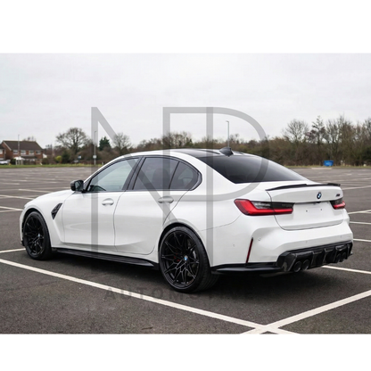 COPPIA MINIGONNE LATERALI STILE OEM IN FIBRA DI CARBONIO PRE PREG BMW M3 G80 G81