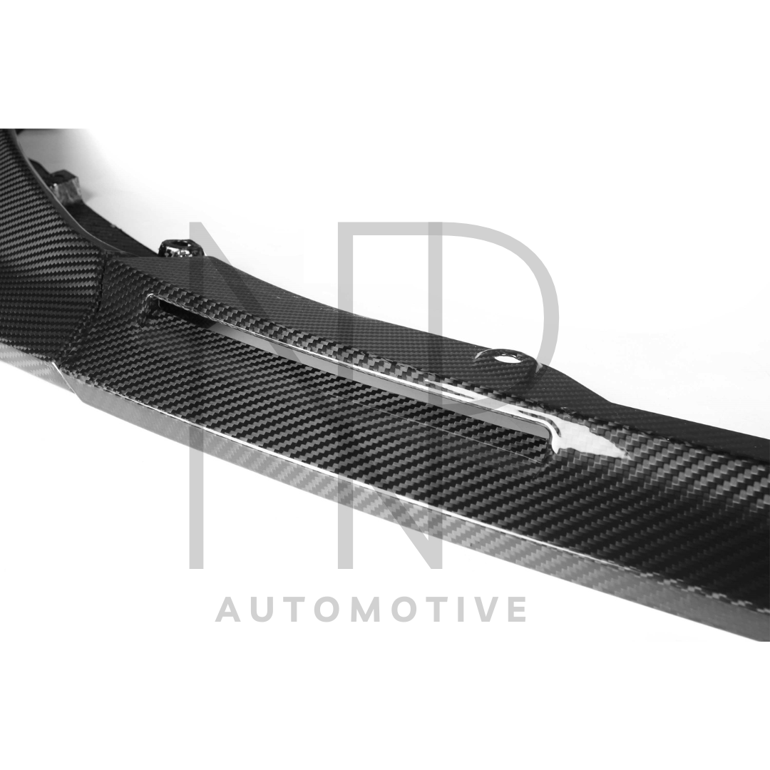 SPOILER LIP ANTERIORE CARBONIO PRE PREG STILE V2 BMW M3 G80 G81 M4 G82 G83