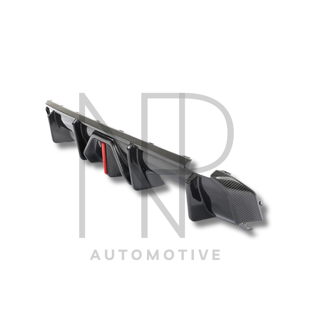 KIT DIFFUSORE POSTERIORE LED F1 IN FIBRA DI CARBONIO DRY BMW M3 G80 G81