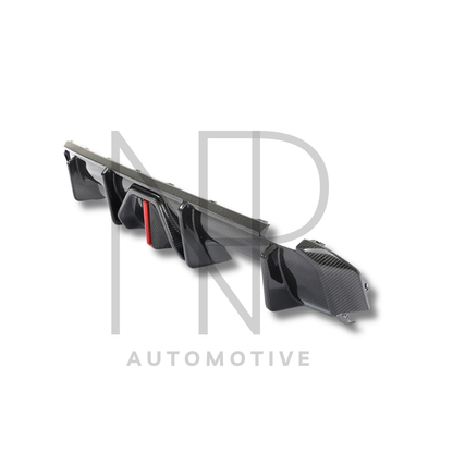KIT DIFFUSORE POSTERIORE LED F1 IN FIBRA DI CARBONIO DRY BMW M3 G80 G81