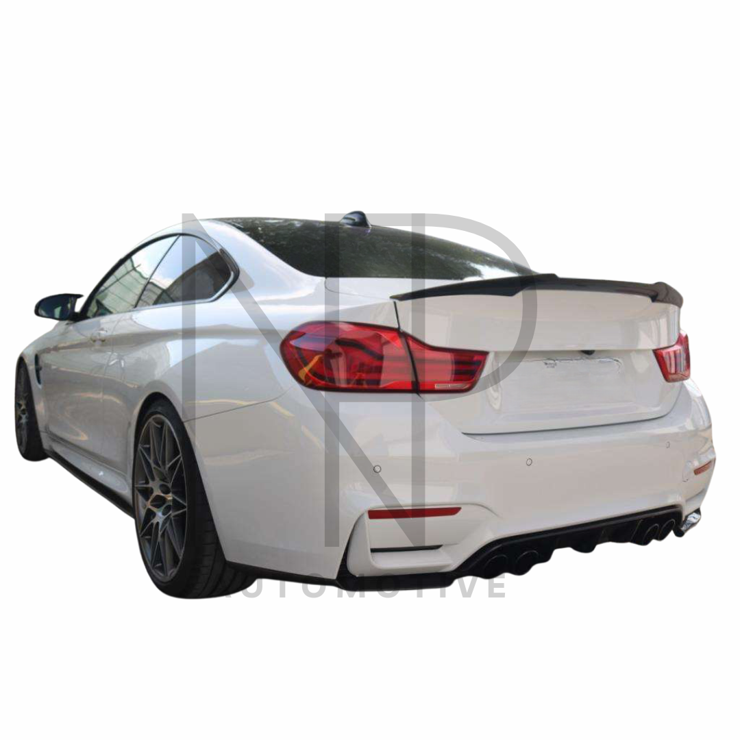 SPOILER POSTERIORE BMW M4 F82 IN FIBRA DI CARBONIO V STYLE