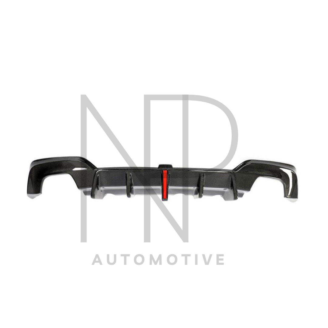 DIFFUSORE POSTERIORE NP STYLE CARBONIO PRE PREG BMW SERIE 3 G20 G21