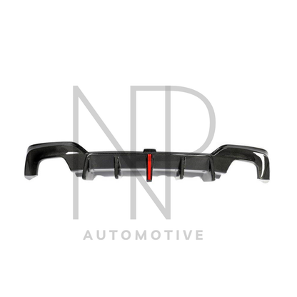 DIFFUSORE POSTERIORE NP STYLE CARBONIO PRE PREG BMW SERIE 3 G20 G21
