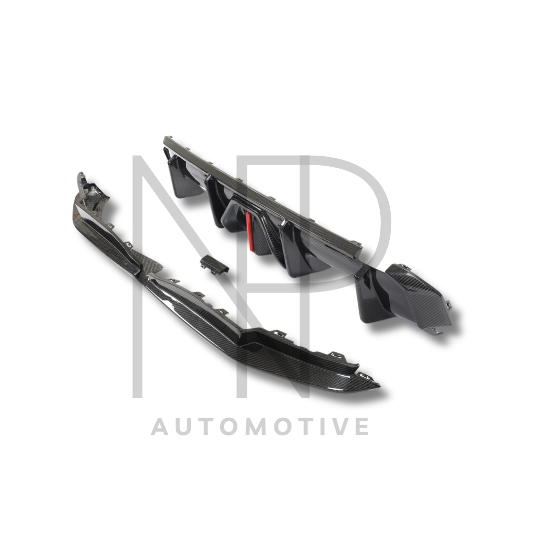 KIT DIFFUSORE POSTERIORE LED F1 IN FIBRA DI CARBONIO DRY BMW M4 G82 G83