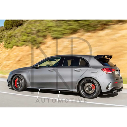 MINIGONNE LATERALI OEM STYLE CARBONIO PRE PREG MERCEDES A45 W177