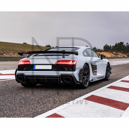 DIFFUSORE POSTERIORE AUDI R8 RESTYLING 2019 FIBRA DI CARBONIO STILE GT