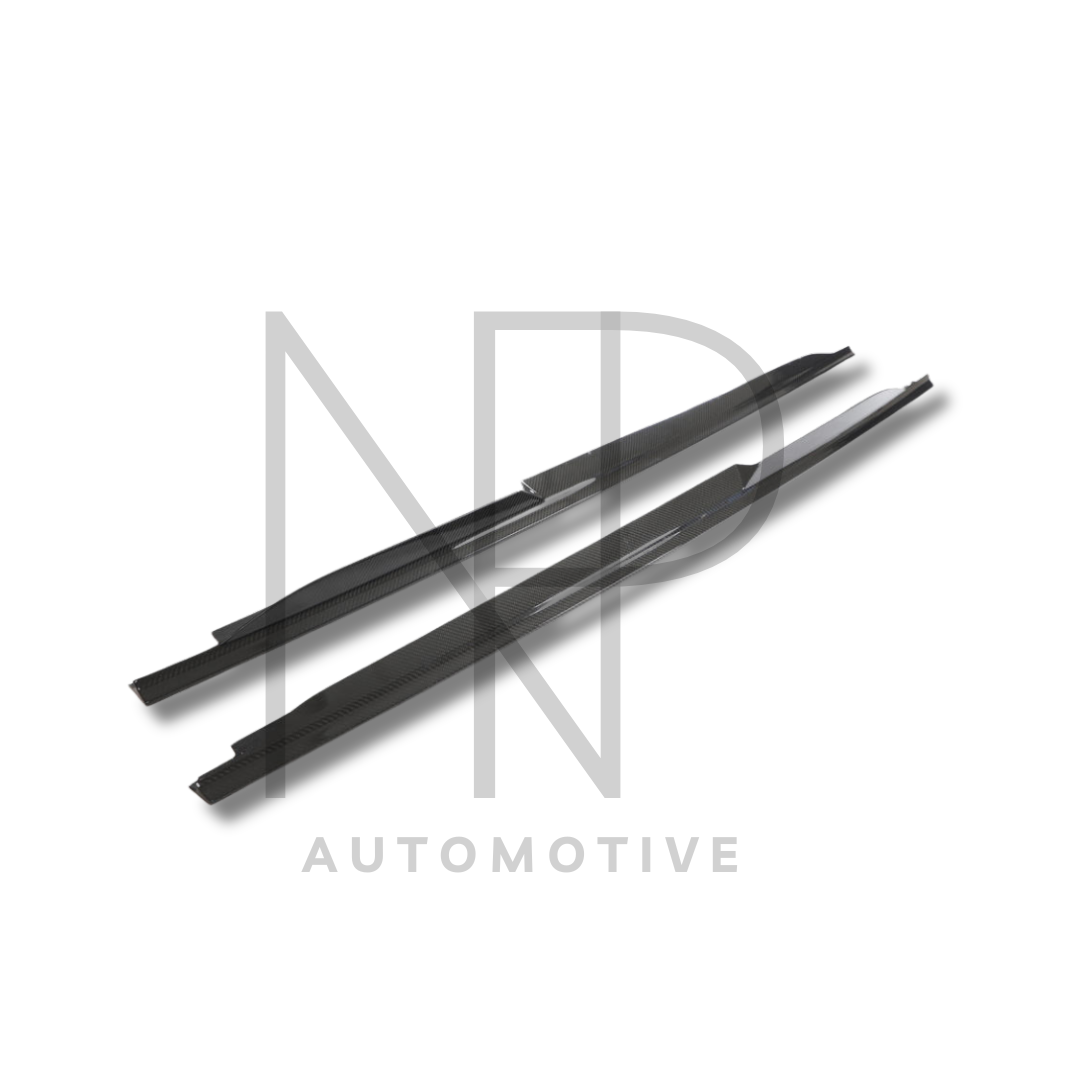 MINIGONNE LATERALI AUDI R8 RESTYLING 2019 FIBRA DI CARBONIO STILE GT