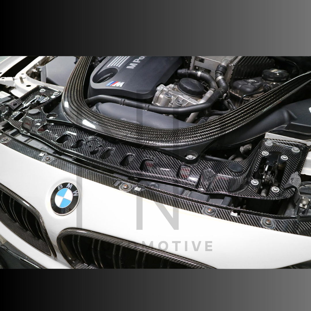 SUPPORTO FRONTALE RADIATORE INTERNO MOTORE CARBONIO BMW M2 M3 M4 F87 F80 F82 F83