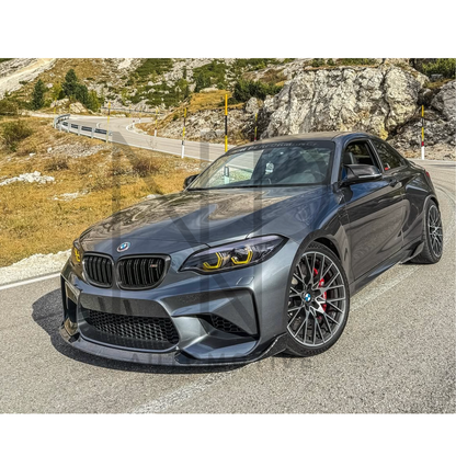 GRIGLIE ANTERIORI IN CARBONIO PRE PREG BMW M2 F87 SERIE 2 F22 F23